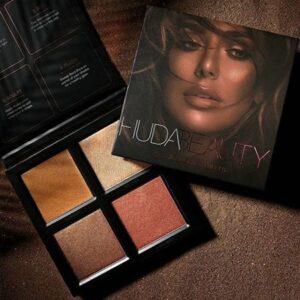 Huda Beauty 3D Highlighter Palette – Pink Sands